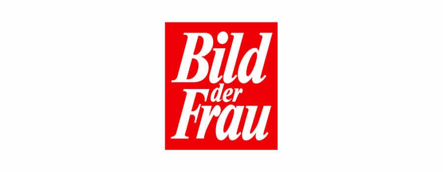 rotes Logo von Bild der Frau