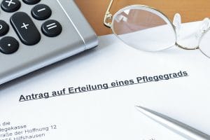 Antrag auf Erteilung eines Pflegegrads